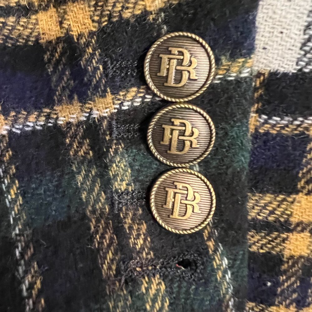 Banana Republic Multi-Colored Patchwork Plaid Woo… - image 4